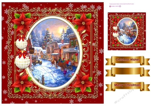 Vintage Christmas Quick Card 6