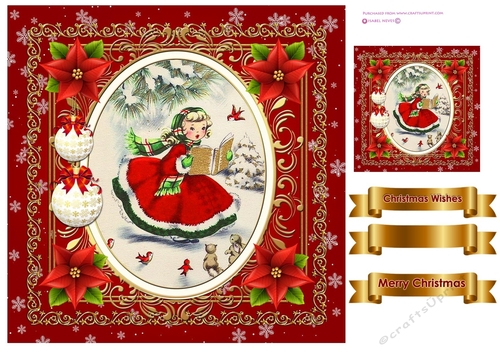 Vintage Christmas Quick Card 8