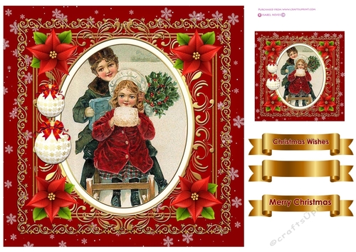 Vintage Christmas Quick Card 11