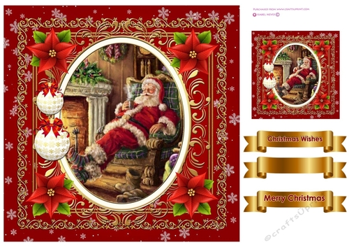 Vintage Christmas Quick Card 12