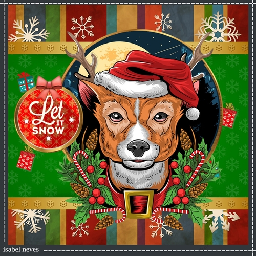 Christmas Reindeer Dog