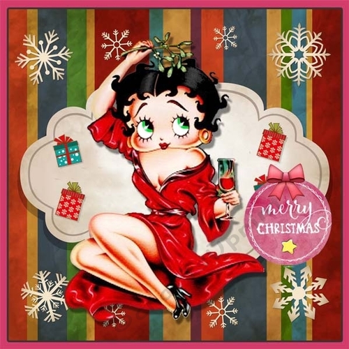 BettyBoopChristmasMistletoe