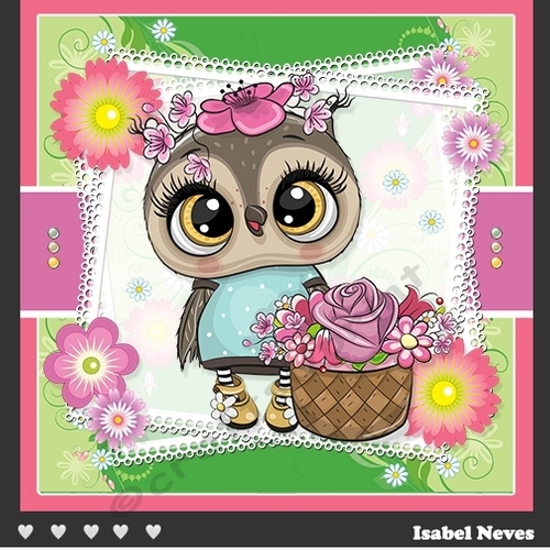 Sweet Spring Owl ~ Birthday / Mothers Day and More....