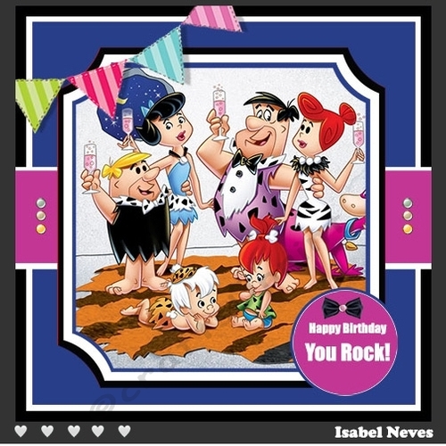 Flintstones Birthday ~ You Rock