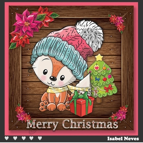 Cute Christmas Animals ~ Fox