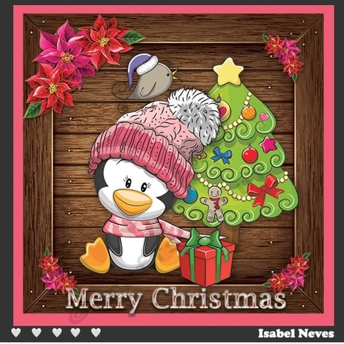 Cute Christmas Penguin