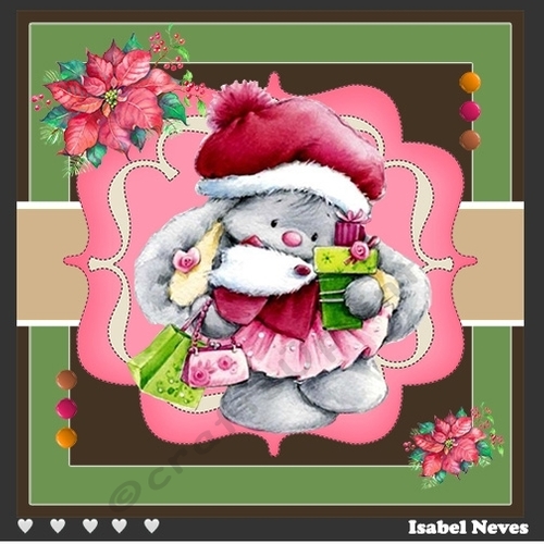 Cute Christmas Bunny 2