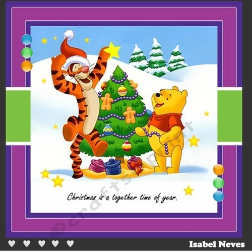 Winnie The Pooh Christmas Greetings 2