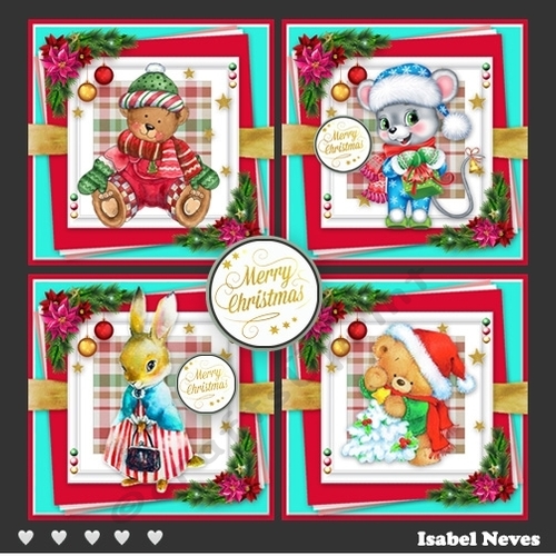 Cutest Christmas Animals Collection Bumper Kit