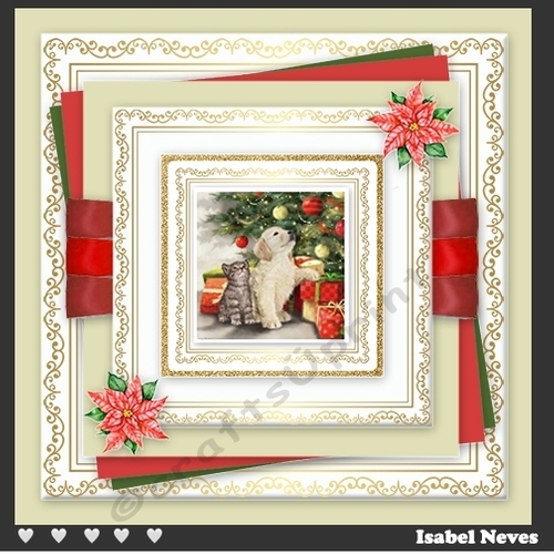Beautiful Red, Green, Gold Christmas 3
