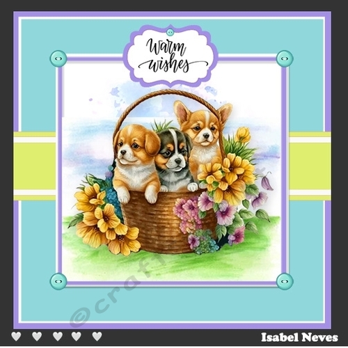 Basket Of Puppy Love