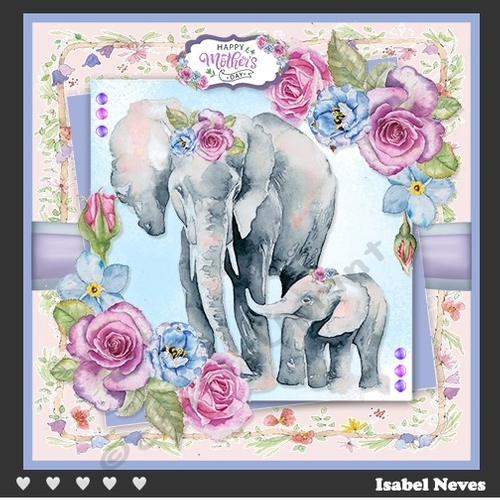 Floral Elephants