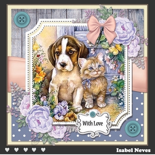 Spring Garden Cats and Dogs