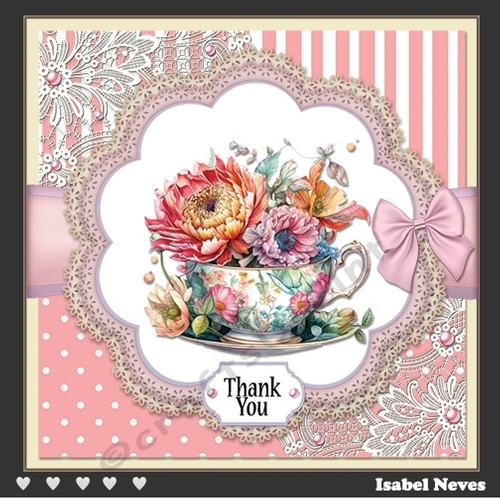 Lovely Floral Teacup