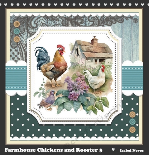 Farmhouse Chickens and Rooster 3