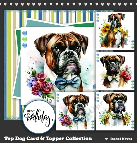Top Dog Card & Toppers Collection Set