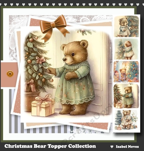 Christmas Bear Toppers Collection