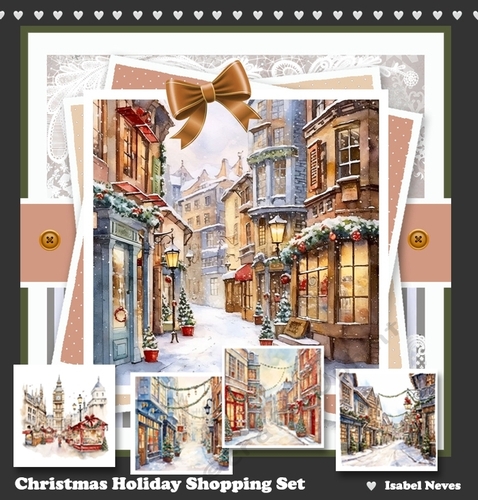 Christmas Holiday Shopping Set