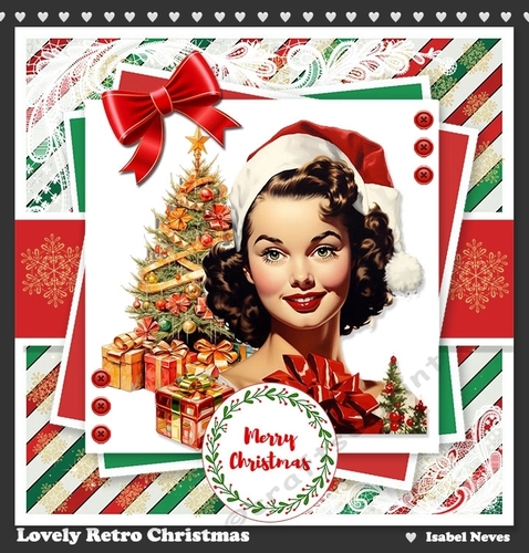 Lovely Retro Christmas Card