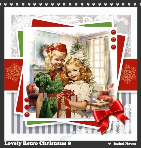 Lovely Retro Christmas Card 8