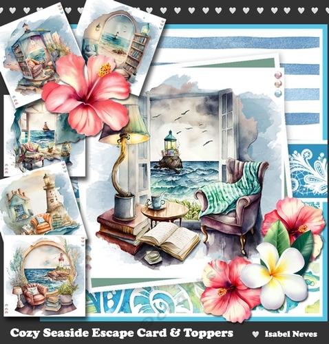 Cozy Seaside Escape Card & Topper Set