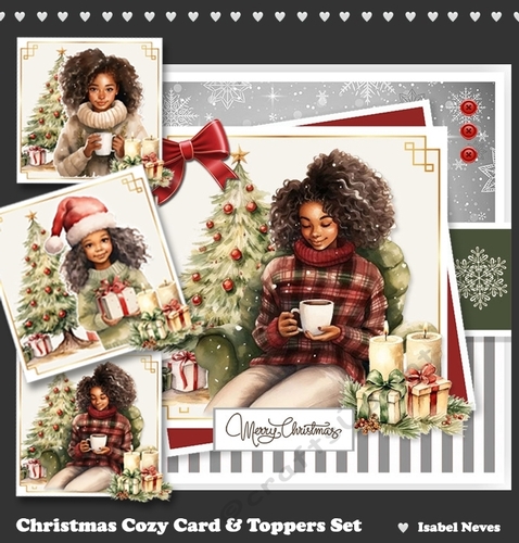 Christmas Cozy Card & Topper Set