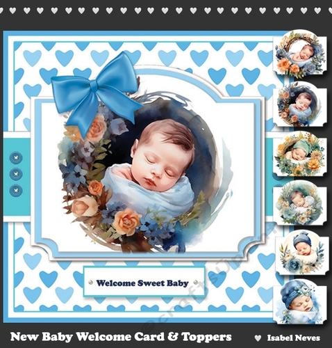 New Baby Welcome Toppers Set