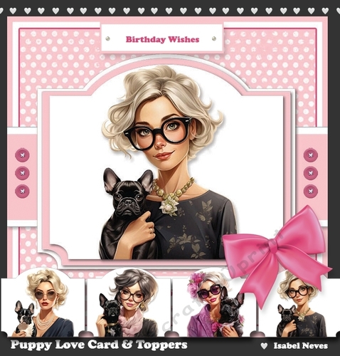 Puppy Love Toppers Set