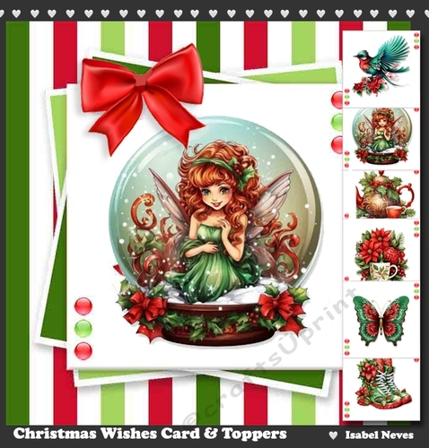 Christmas Wishes Toppers Set