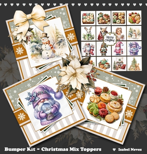 Bumper Kit ~ Christmas Mix Toppers