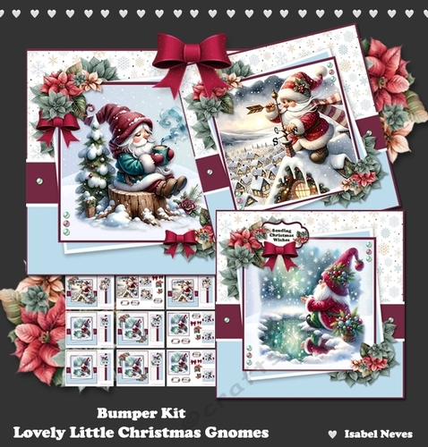 BUMPER KIT Lovely Little Christmas Gnomes