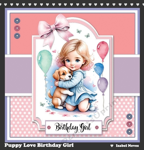 Puppy Love Birthday Girl