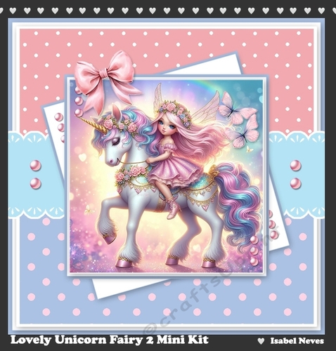 Lovely Unicorn Fairy Girl