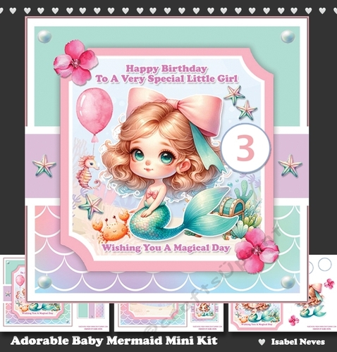 Adorable Baby Mermaid