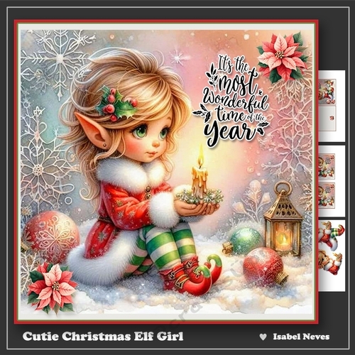 Cutie Christmas Elf Girl