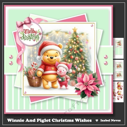 Winnie And Piglet Christmas Wishes
