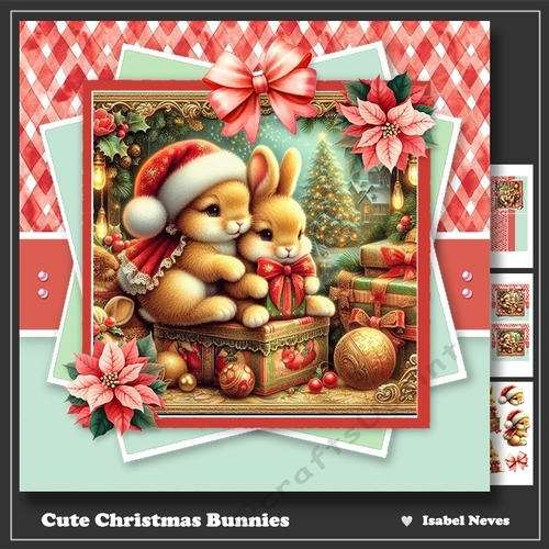Cute Christmas Bunnies