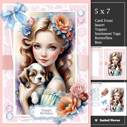 Puppy Love Spring Girl