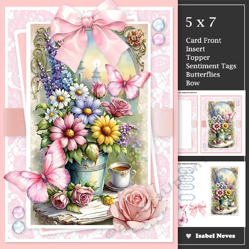 Spring Flowers And Coffee Window