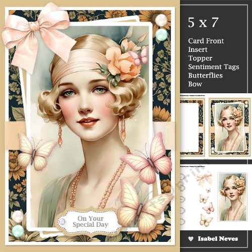 Art Deco Lovely Lady