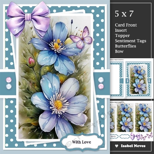 Lovely Blue Flower Buds