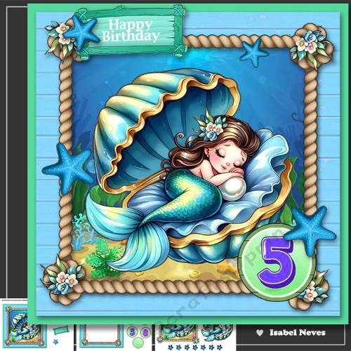 Under The Sea Sleeping Mermaid 1 to 6