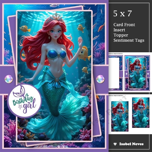 Mermaid Birthday Girl