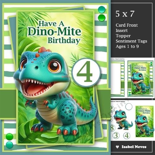 Dino-Mite Birthday Ages 1 to 9