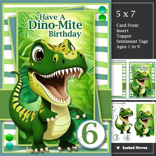 Dino-Mite Birthday 2 ~  Ages 1 to 9