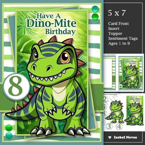 Dino-Mite Birthday 3 ~  Ages 1 to 9