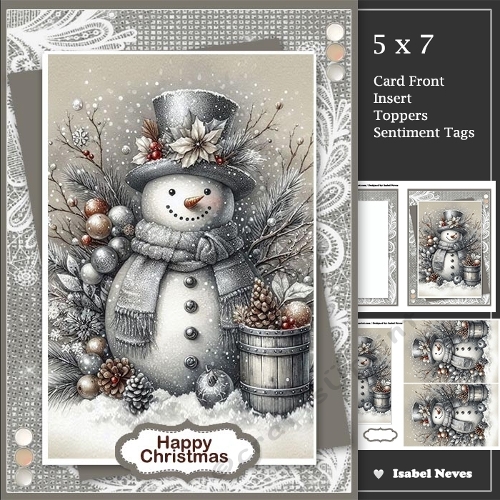 Happy Christmas Snowman
