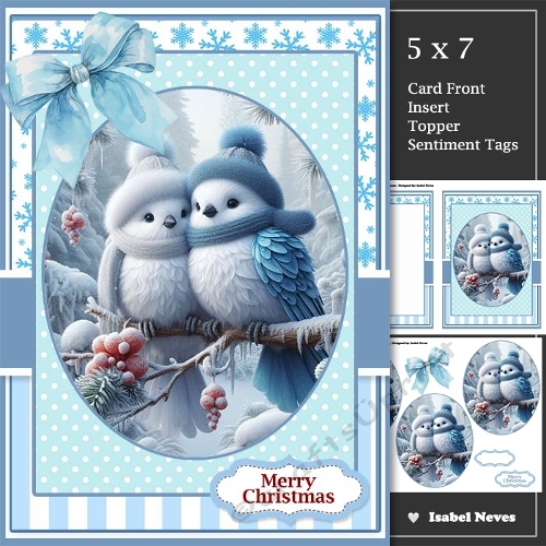 Image of cup1380616_2073 - Pretty Blue Christmas Love Birds