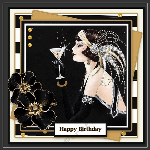 Deco Glam Birthday Wishes