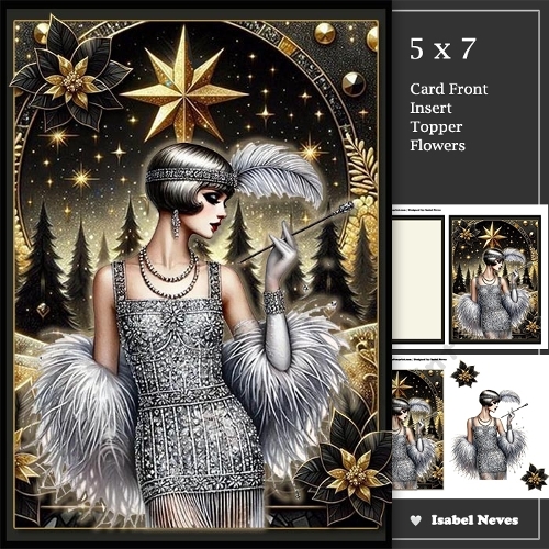 Christmas Glam 5x7